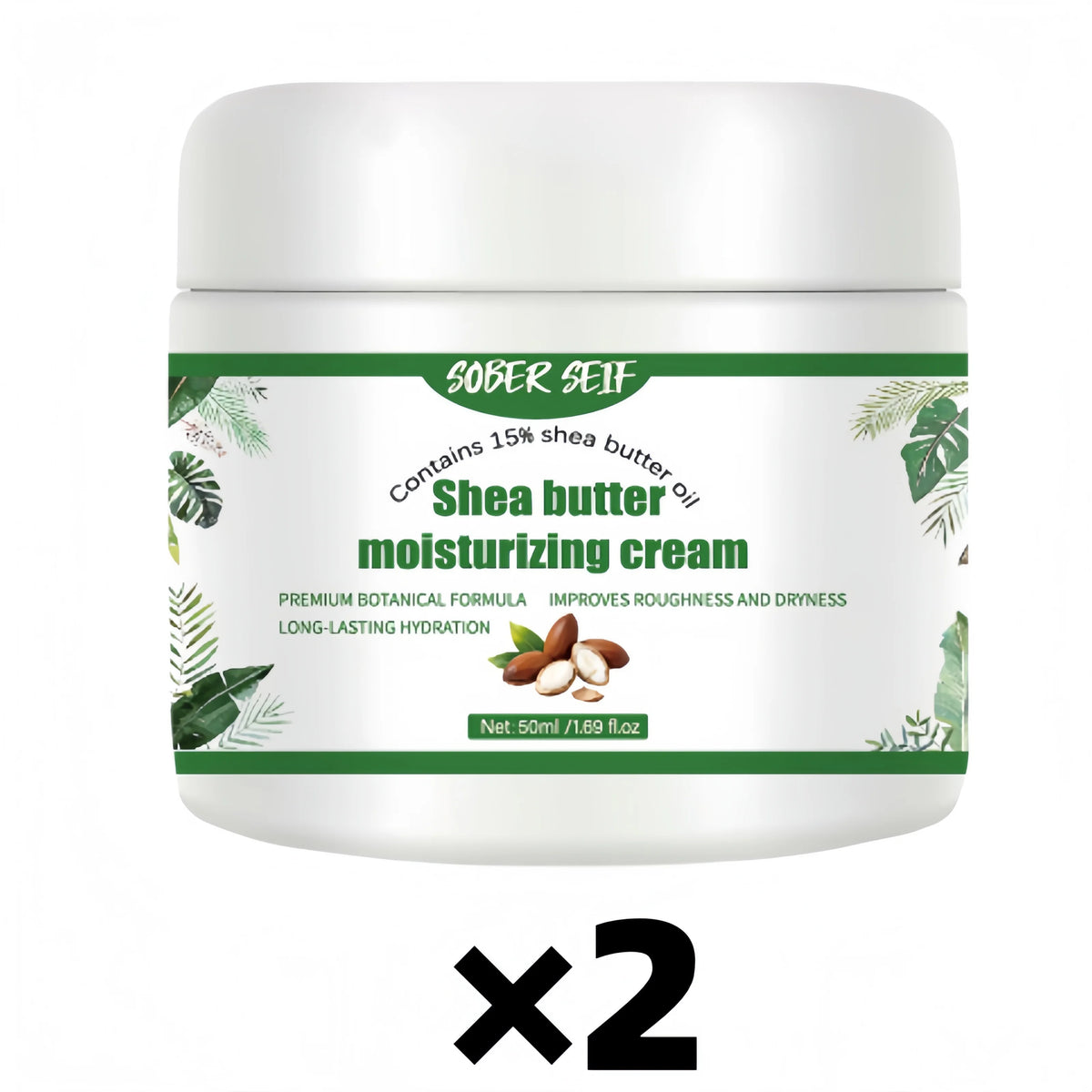 Facial Cream Sodium Hyaluronate 72H Moisturizing Firming Brightening For Sensitive Skin Best Gift Zpaxo 2pcs