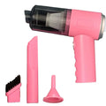 Car Vacuum Cleaner Wireless USB Charging Strong Suction Portable Handheld Mini Powerful Air Cleaning Machine for Home Appliances Zpaxo pink