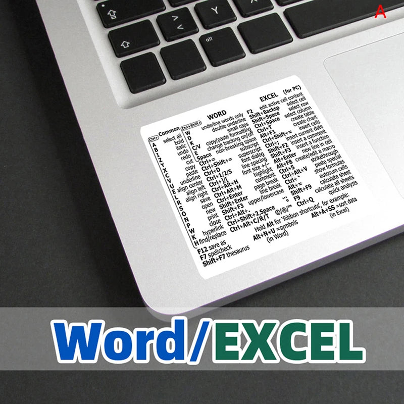 Windows Keyboard Shortcut Sticker – PC, Laptop & Desktop Reference Sticker Zpaxo Type 10