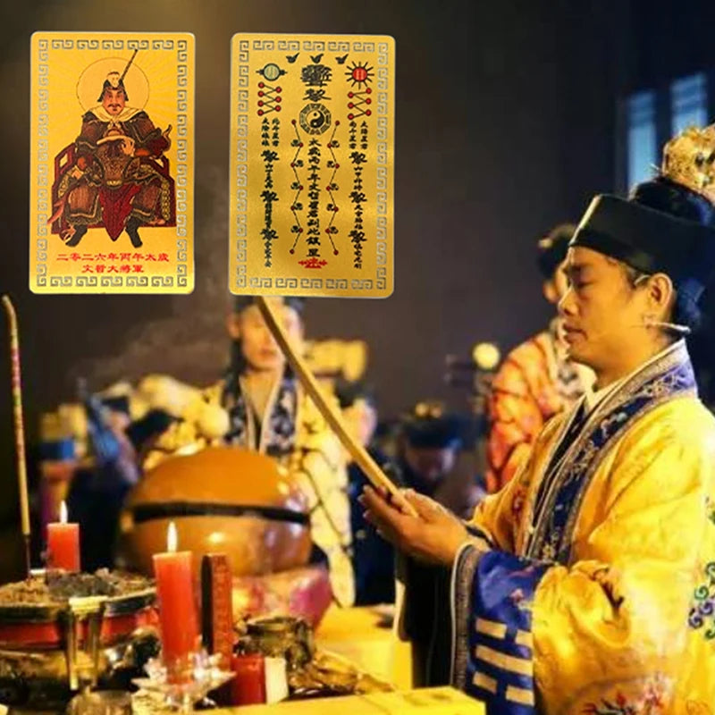 1 2 2026 Tai Sui Card Taoism Amulet Bring Good Luck Wealth Feng Shui Zpaxo