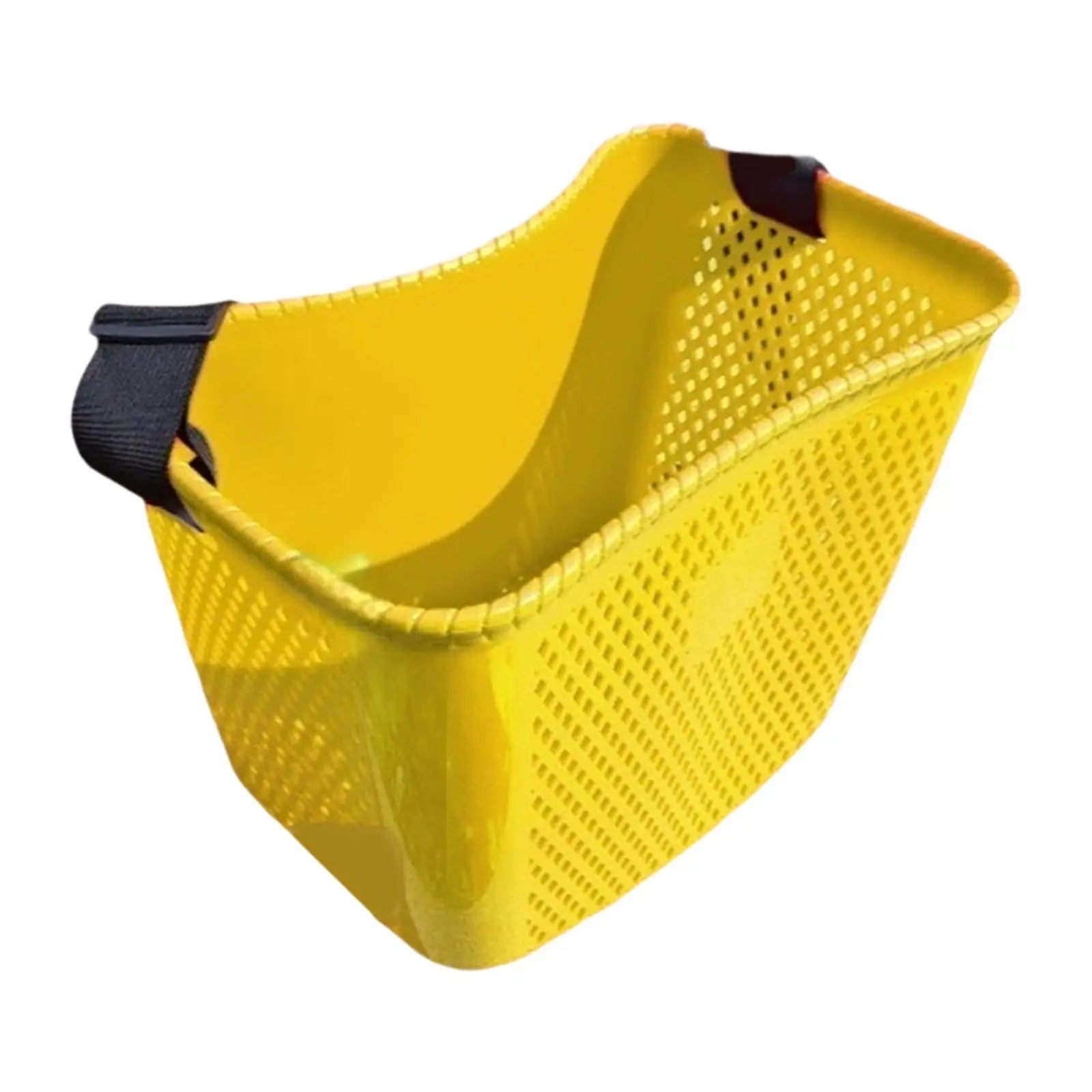Fruit Picking Basket with Adjustable Shoulder Straps Easy to Clean Multifunctional Picking Bucket for Gardening Tool Backyard Zpaxo Yellow