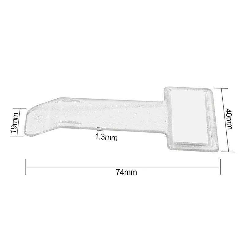 5-Pack Clear Windshield Parking Ticket & Card Holder Clips