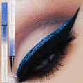 Bule Shimmer Waterproof Eyeliner Pen High-shine Liquid Korean Makeup