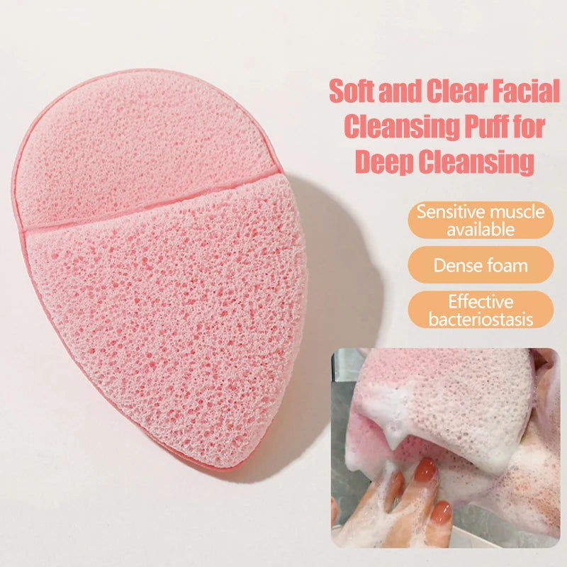 Face Wash Cleansing Puff Soft Cosmetic Sponge Deep Facial Mask Makeup Zpaxo