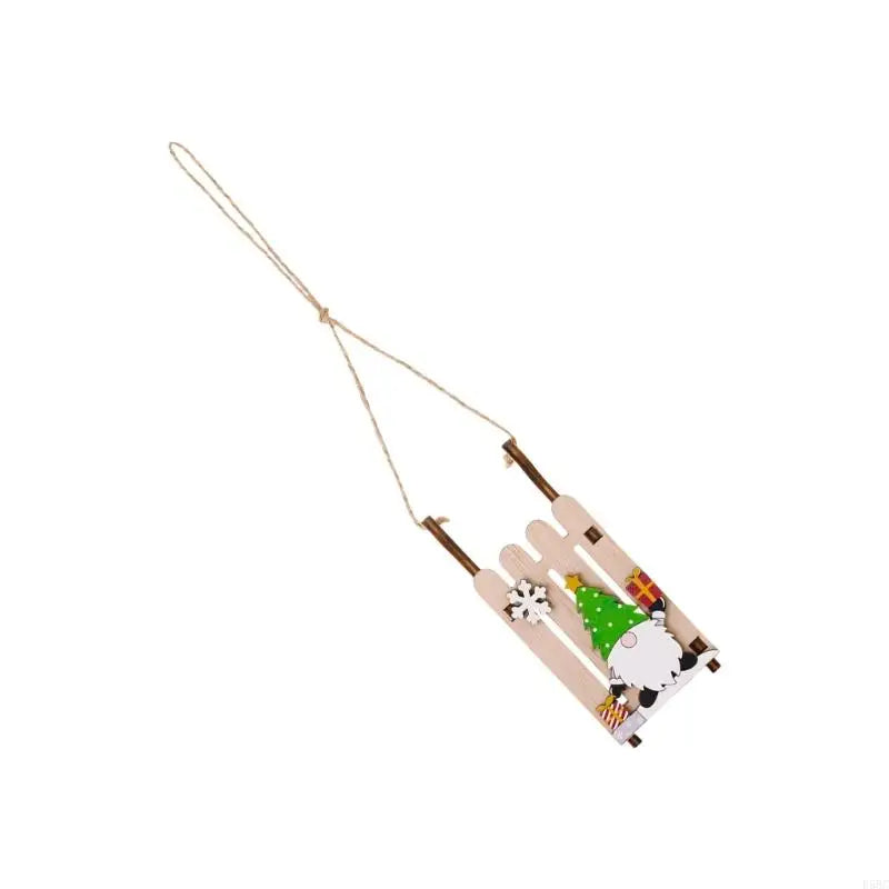 Handmade Christmas Sled Ornament Indoor Outdoor Festival Display