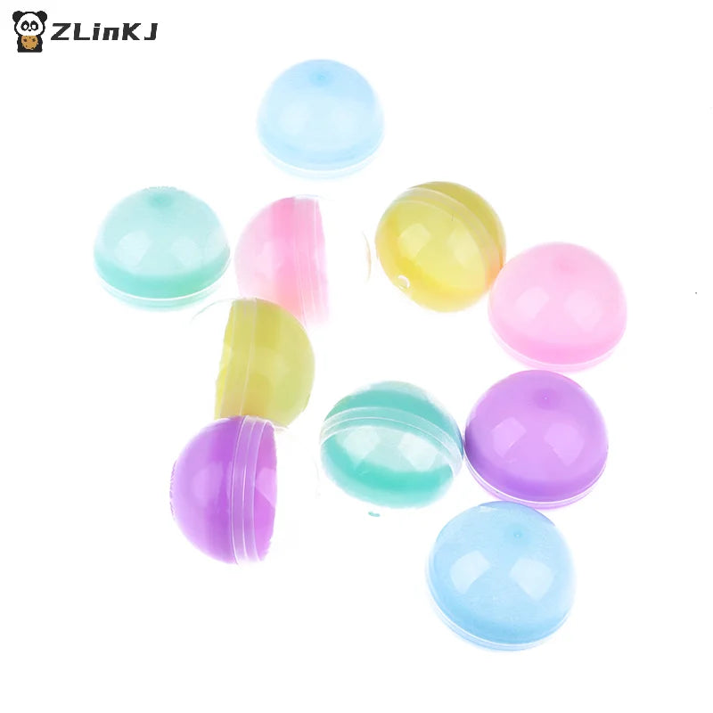 Fillable Ball Empty Vending Machine Capsules Bulk Container Round Zpaxo