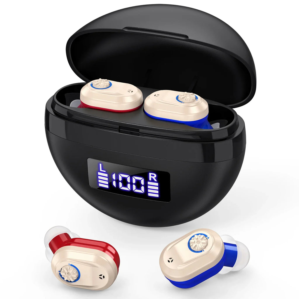 Elderly Hearing Aid Rechargeable Deaf Listening Device Mini Wireless