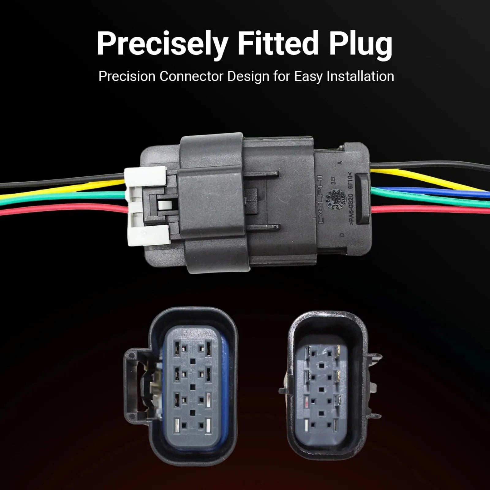 Male Female Headlight Connector Plug Harness Pigtail 5 Pin Chevy