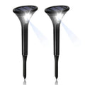 Outdoor LED Solar Lights Waterproof Ground Lights with Motion Sensor for Path Lawn Yard Garden Landscape Lighting Zpaxo WHITE China Mainland