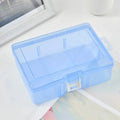 Transparent Plastic Storage Box Multi-use Organizer Jewelry Hardware