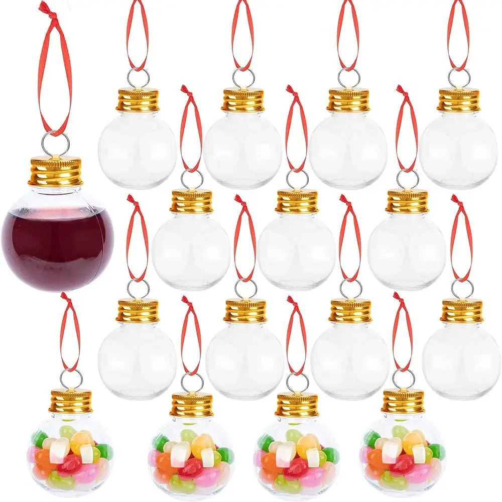 50ml Christmas Snowball Bottle – Refillable Tree Ornament