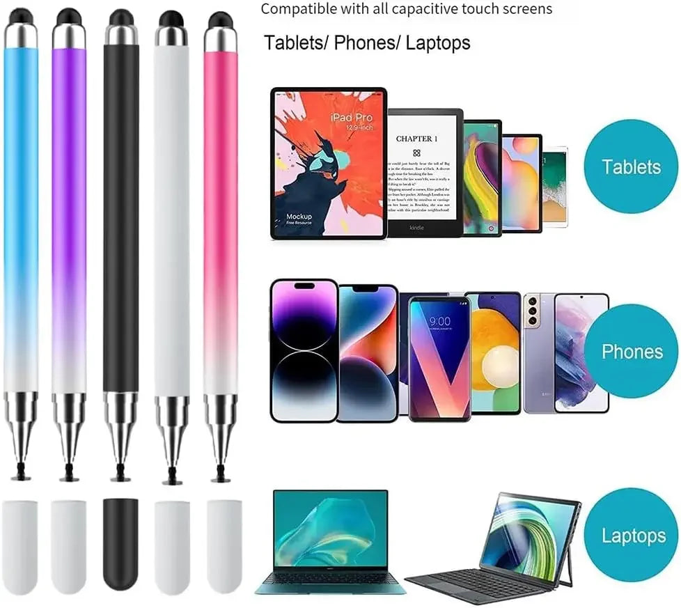 2IN1 Universal Stylus Pen Sensitivity Tablet Drawing Capacitive Touch Zpaxo
