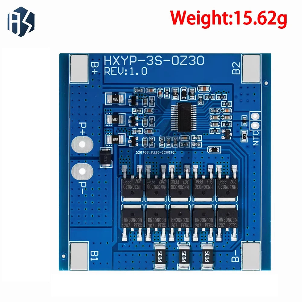 3S 15A 20A BMS Protection Board 11 1V 12 6V Li-ion Battery Module Zpaxo