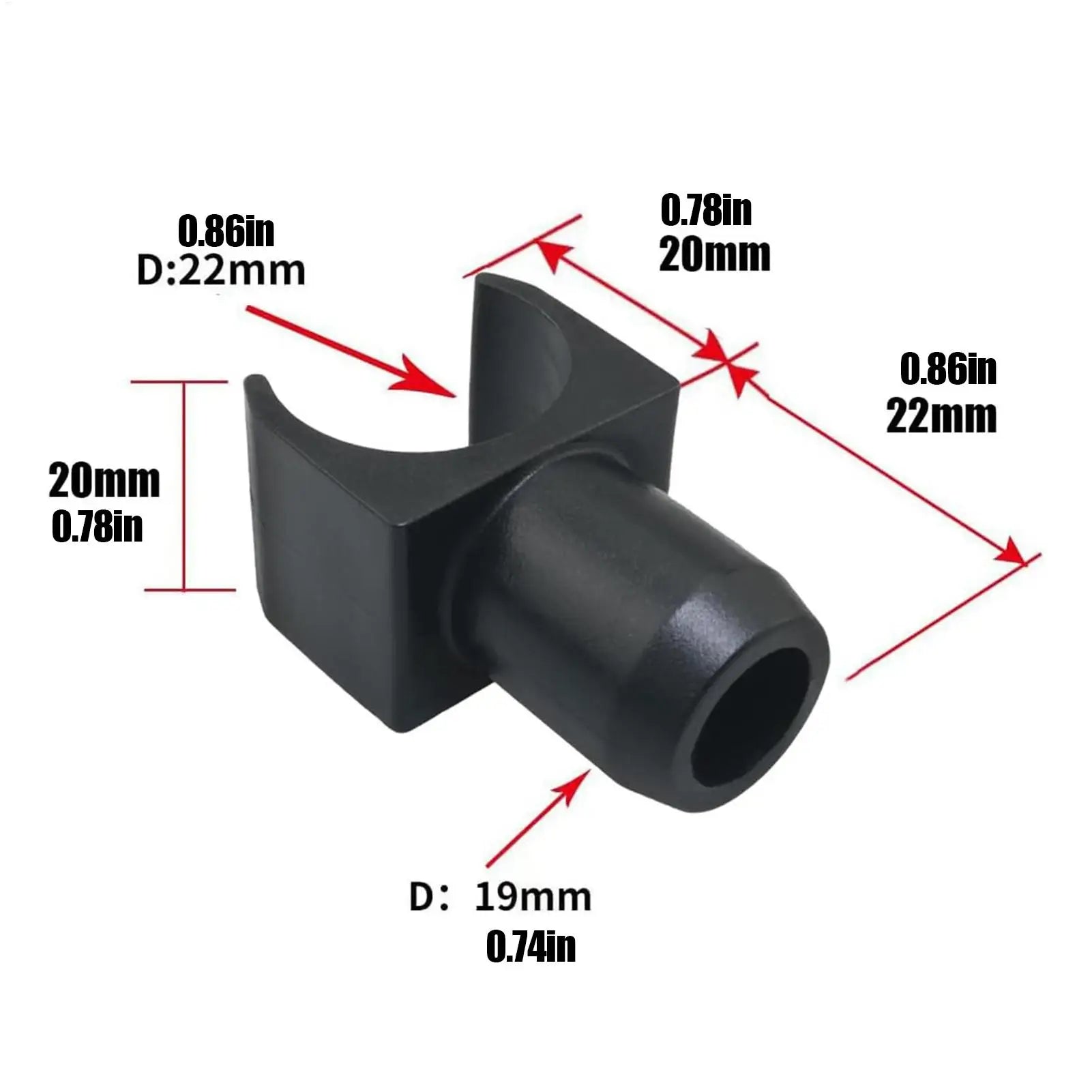 Plastics Wheelchair Seat Rail Guide Auxiliary U-shaped Slider Smooth