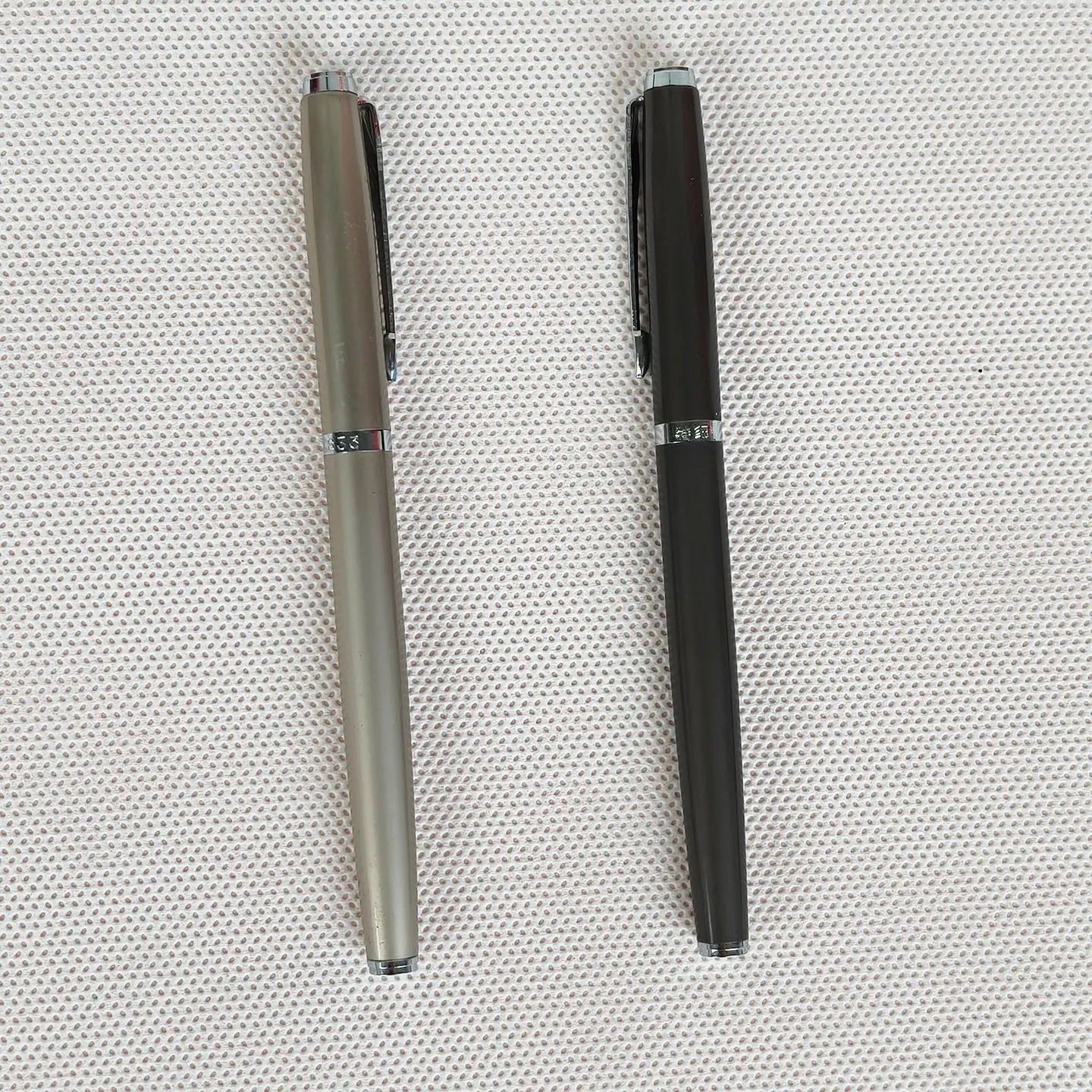 Old Stock Yongsheng 833 Fountain Pen Short Metal Pocket Practice Pen For Elementary School Students Stationery Zpaxo