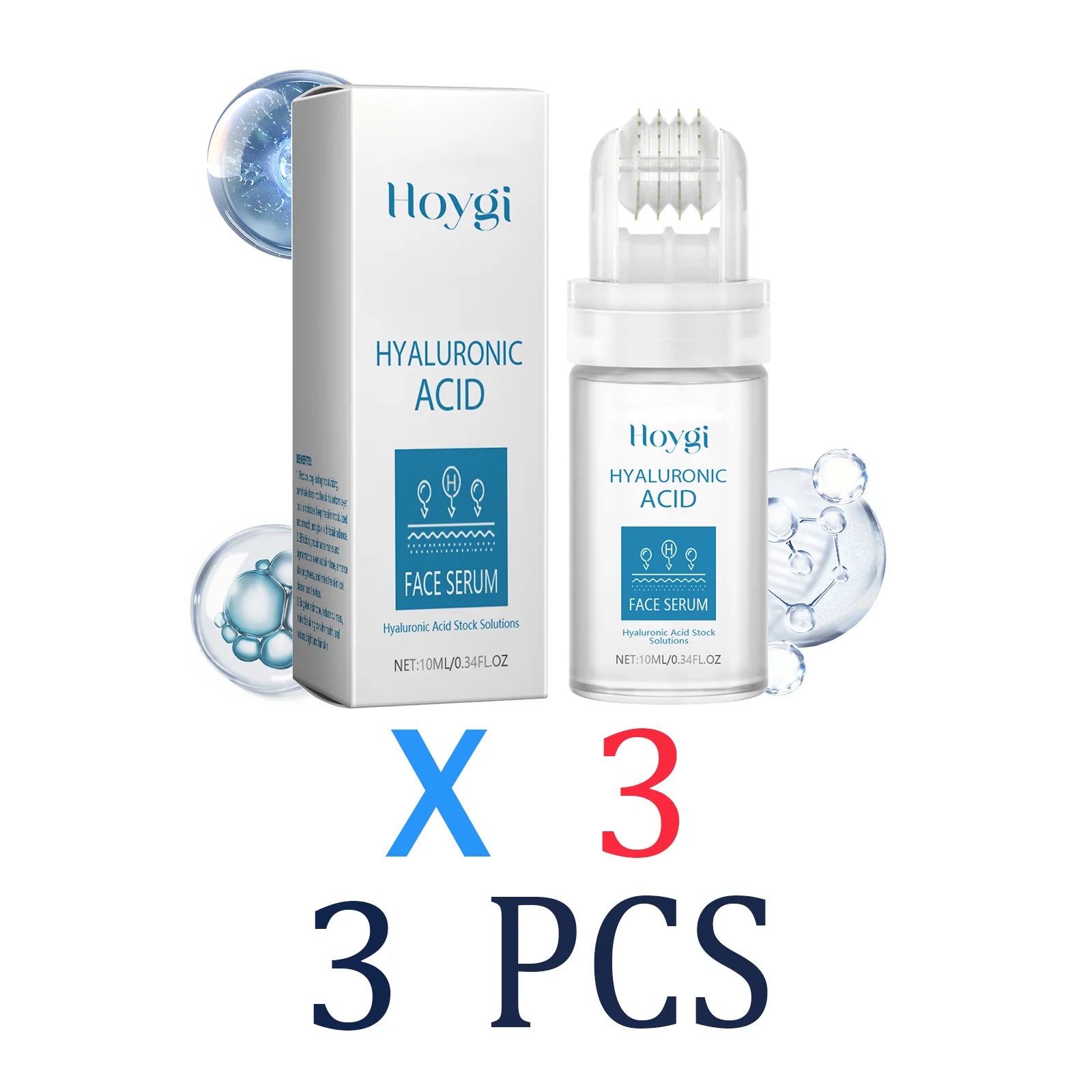 Hydrating Roller Serum Facial Winter Luxury Skincare Collection Zpaxo 3 Pcs