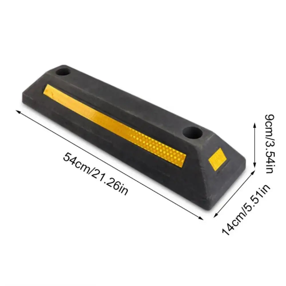 Aid Heavy Duty Parking Stopper Rubber Rubber-plastic Wheel Stop Zpaxo