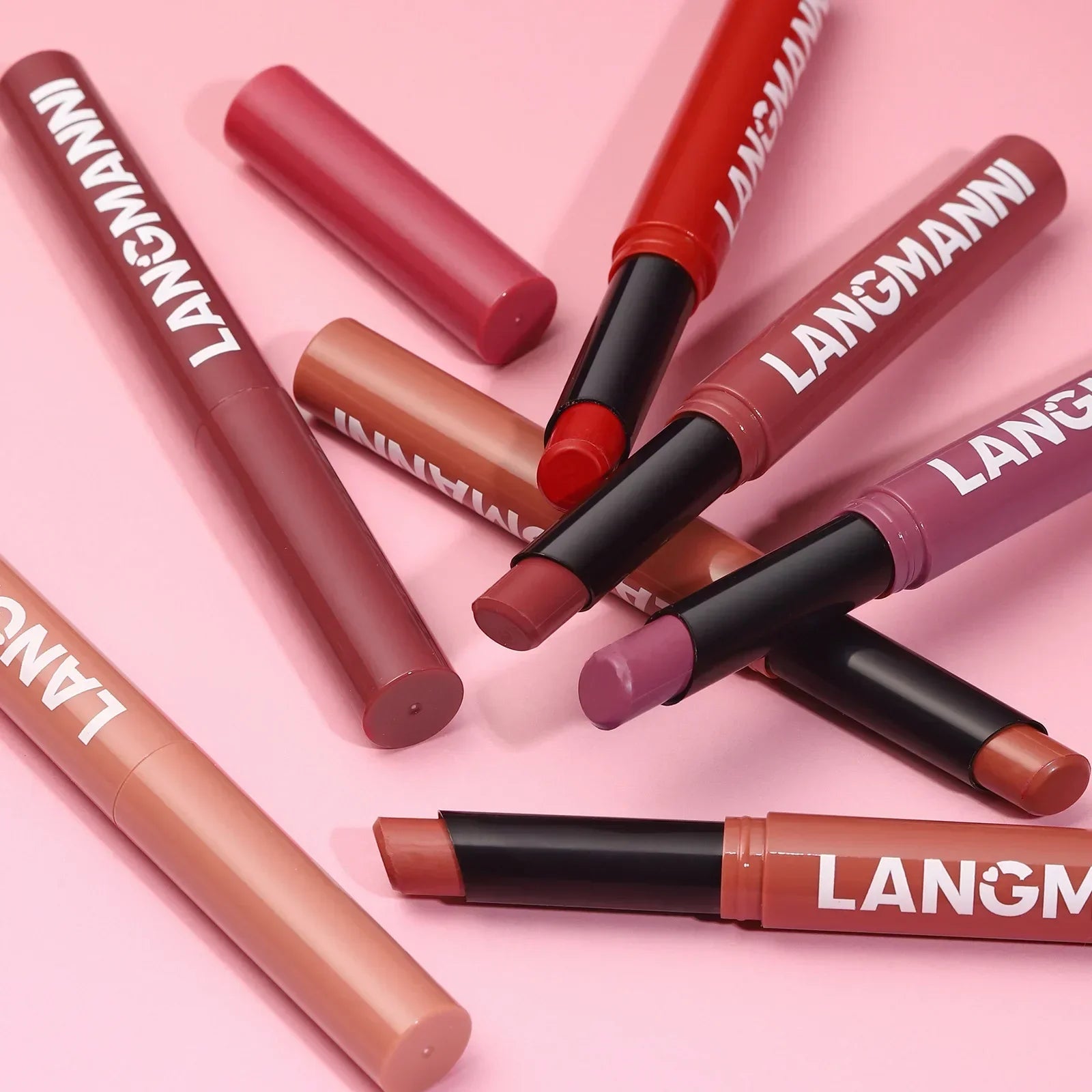 New Rotating Velvet Matte Lipstick Long Lasting Waterproof Lipstick Non-Stick Cup Lip Stain Tint Cosmetics Pencil Liner Makeup Zpaxo