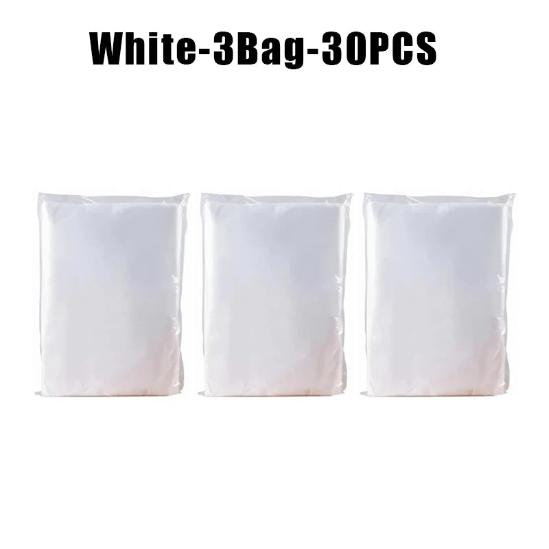 Extra Long Thick Plastic Apron Disposable Waterproof Oil-proof Adults Zpaxo White 3Bgas