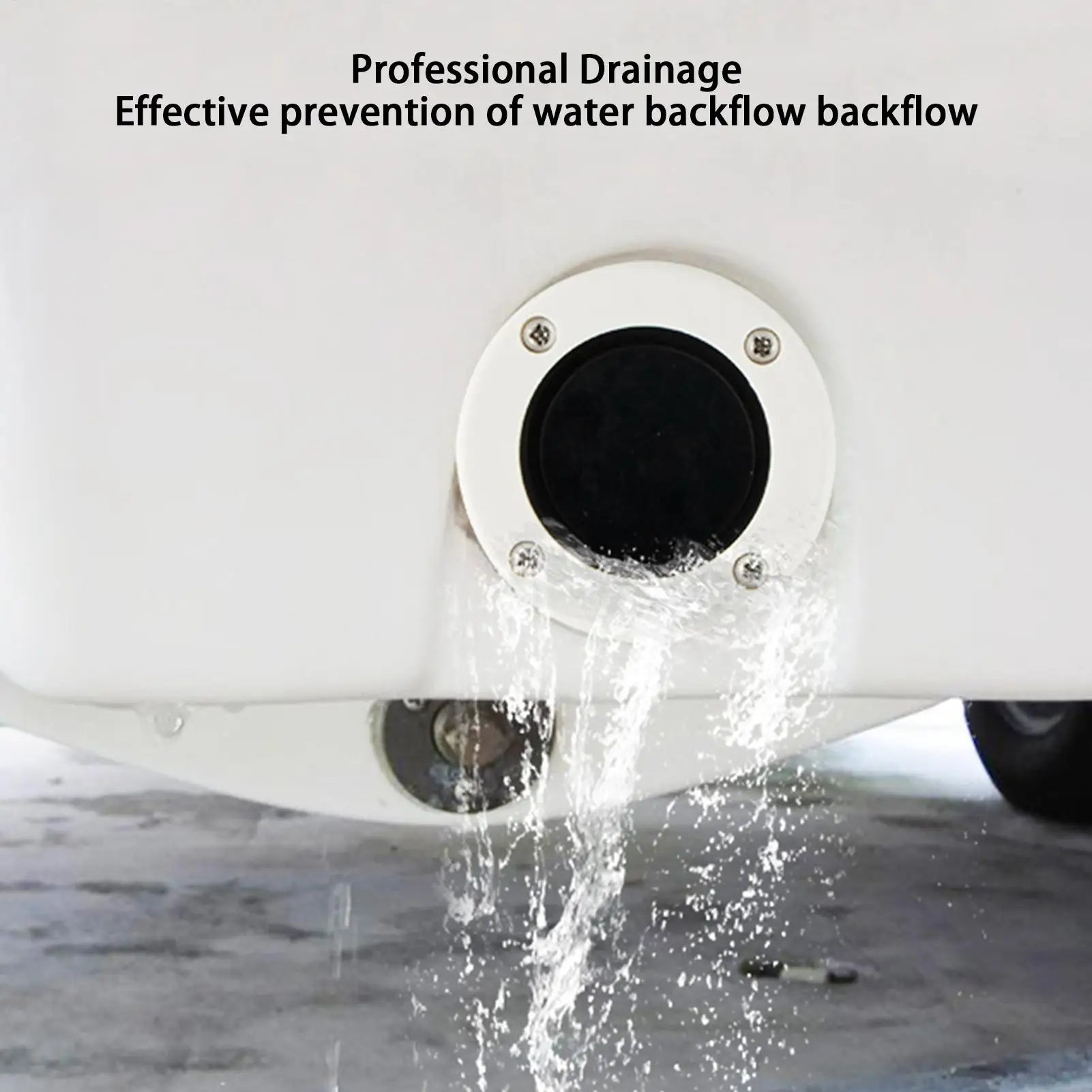 Scupper Valves Kayak Efficient Wear-resistant Check Valve White Drain