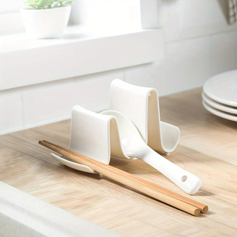 Kitchen Utensil Holder – Spoon, Spatula & Chopstick Rack Utensil Holder Rack Zpaxo