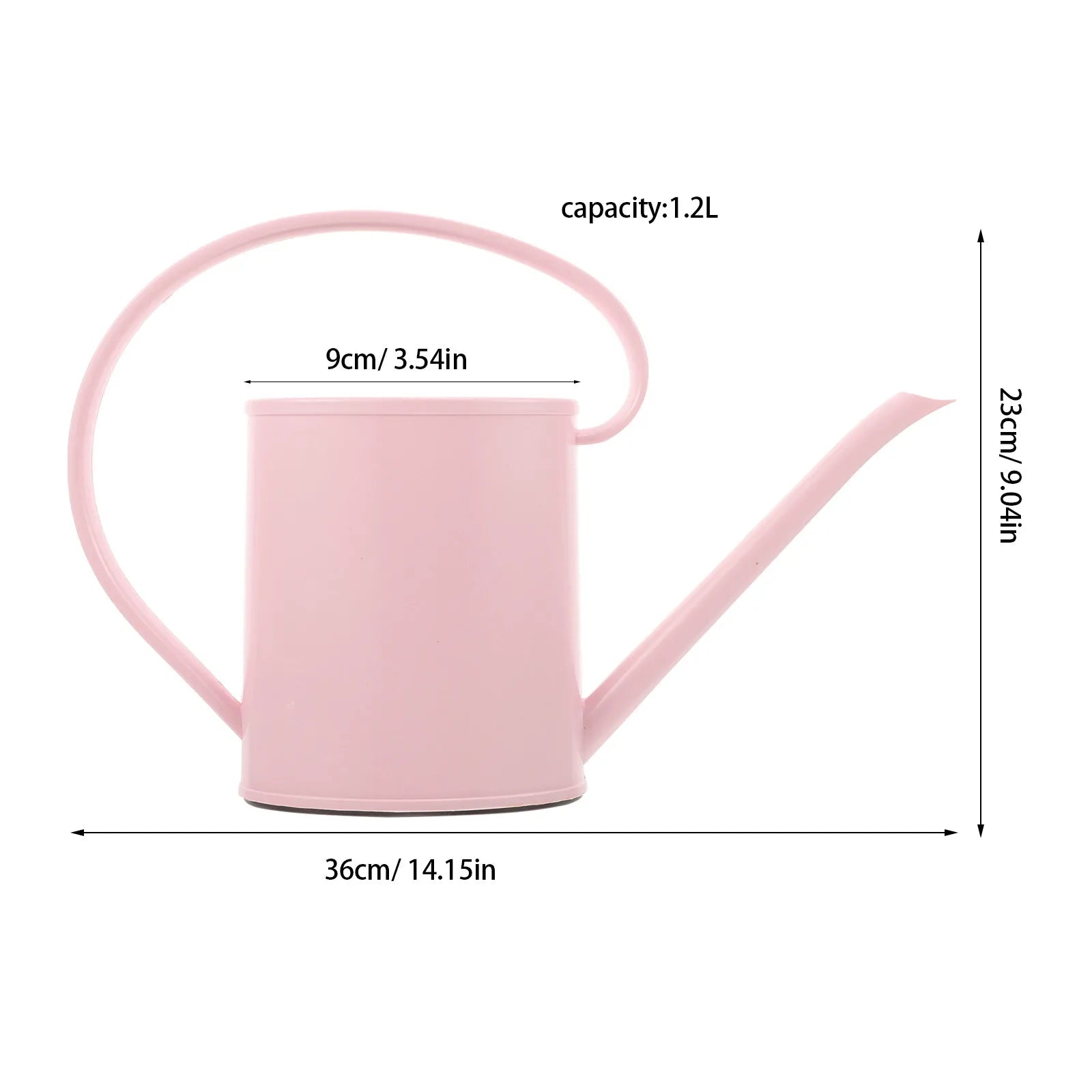 1.2L Watering Can Premium Quality Long Spout Watering Kettle Sturdy Refill Garden Tool for Plant Care Indoor Outdoor Zpaxo