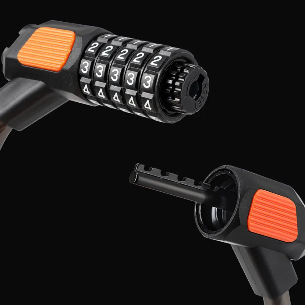 5 Digit Password Lock Anti-theft Portable Mountain Bike Safety