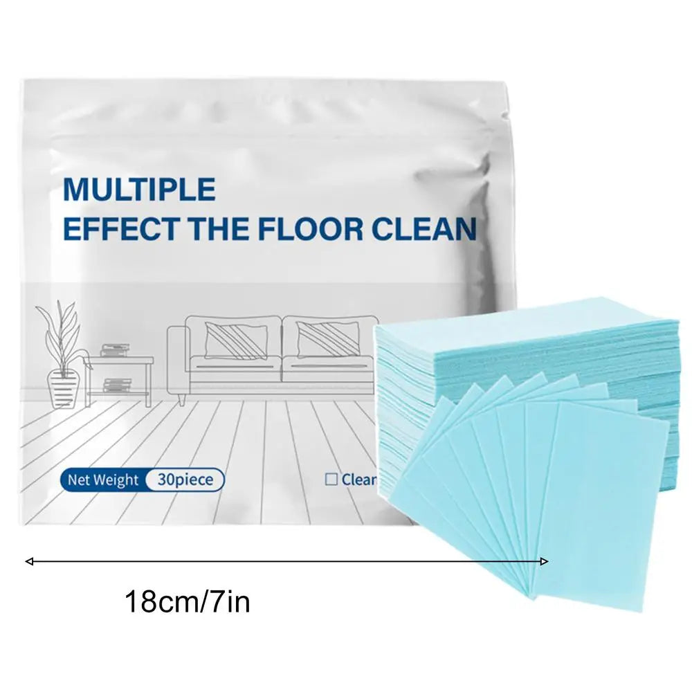 30Pcs Floor Cleaning Tablets Cleaner For Hardwood Laminate Tile & RV Walls Deodorization Shower Floor For Slippery Floor Clean Zpaxo Blue
