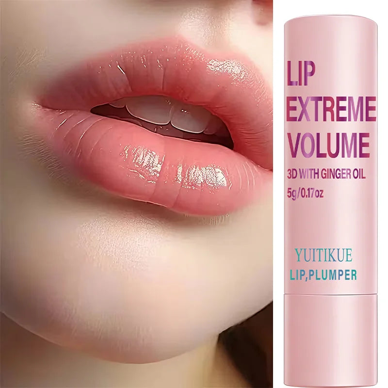 YUITIKUE Lip Plumper Stick – Hydrating, Non-Sticky Lip Balm Lip Plumper Balm Zpaxo