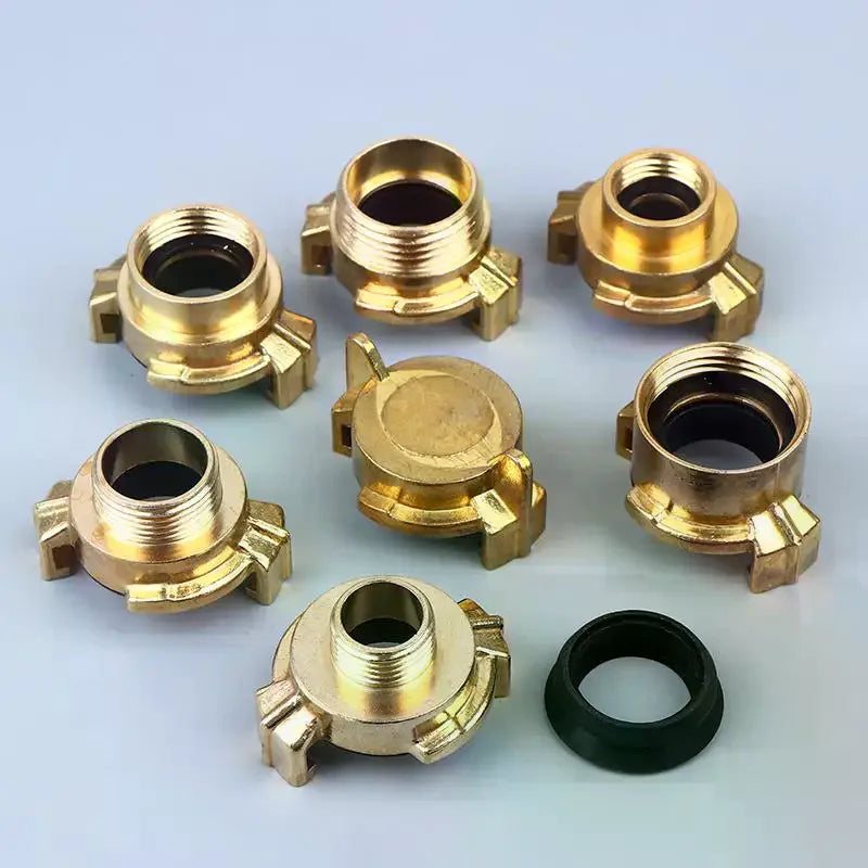 Quick Connect Water Fitting Claw Couplings Tap Connectors Copper DN15 DN20 DN25 Garden Water Connectors Zpaxo