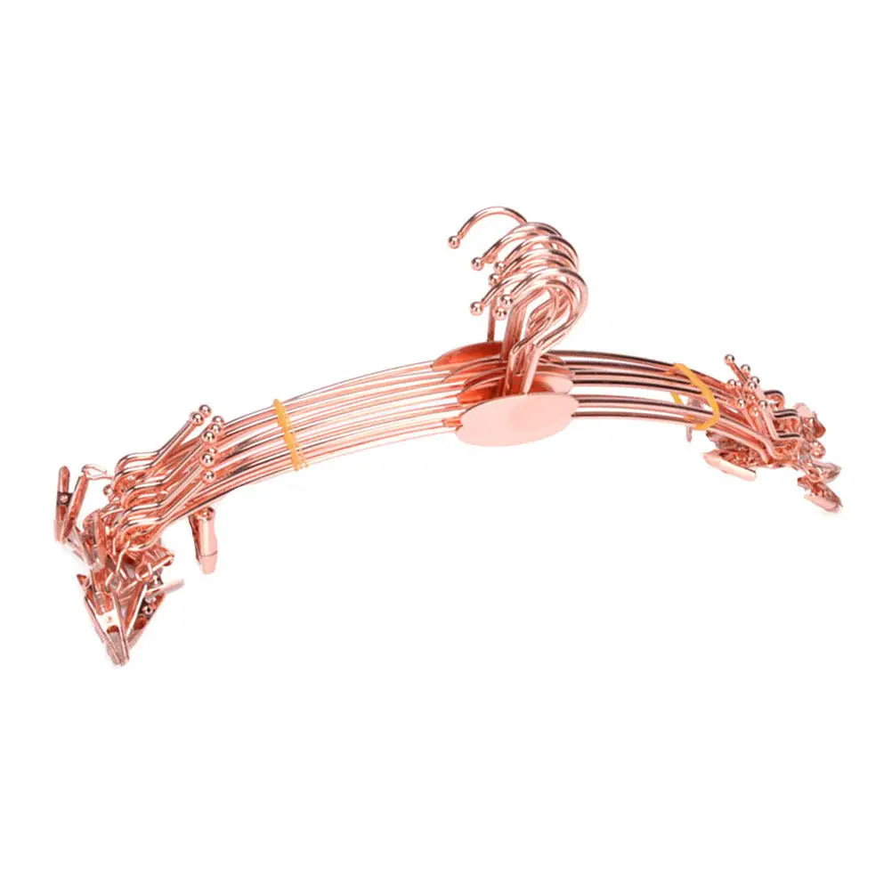 Chic Rose Gold Clip Hanger Premium Non-slip Underwear Bra Pants