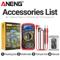 ANENG AN8204 Multimeter AC DC Voltage Current hFE Triode Buzzer