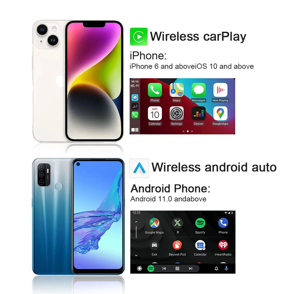 Android10 Carplay Box Ai Wired Wireless Car Adaptation Intelligent