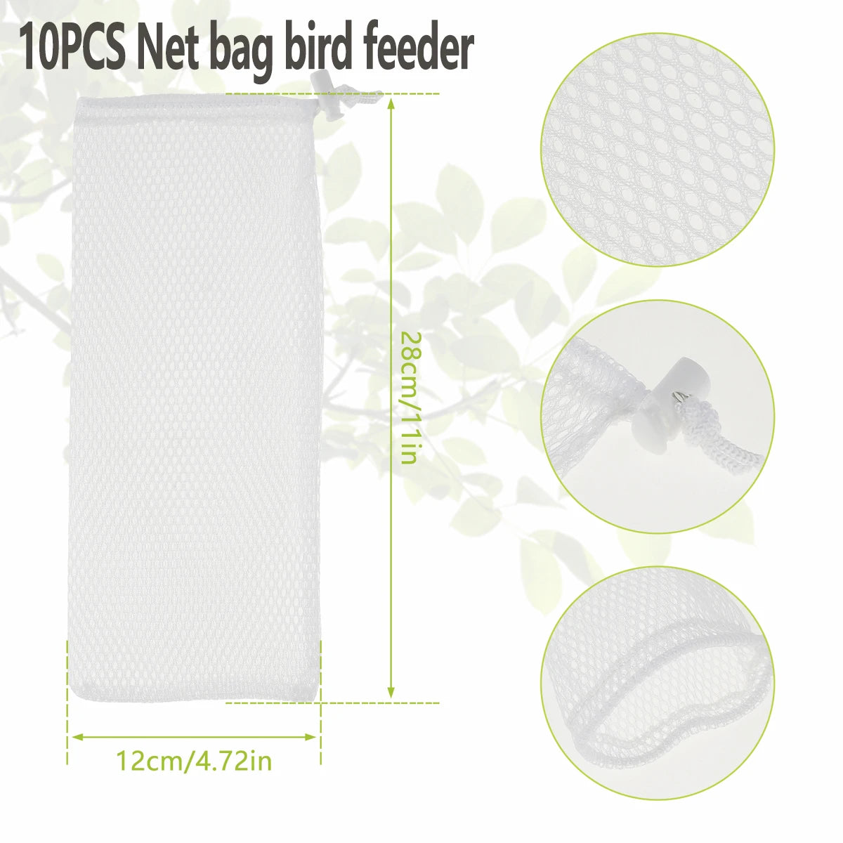 3PCS Wild Bird Feeder House Transparent Hanging Bird FeederGarden Patio Yard Feeding Station Pet Bird Supplies Seed Dispenser Zpaxo 10pcs