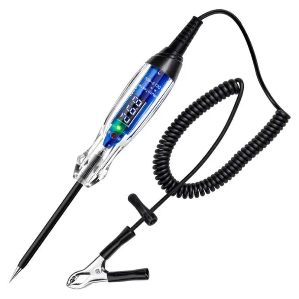 Heavy Duty Automotive Test Light Digital LED 3-60V DC Circuit Tester Zpaxo Detector