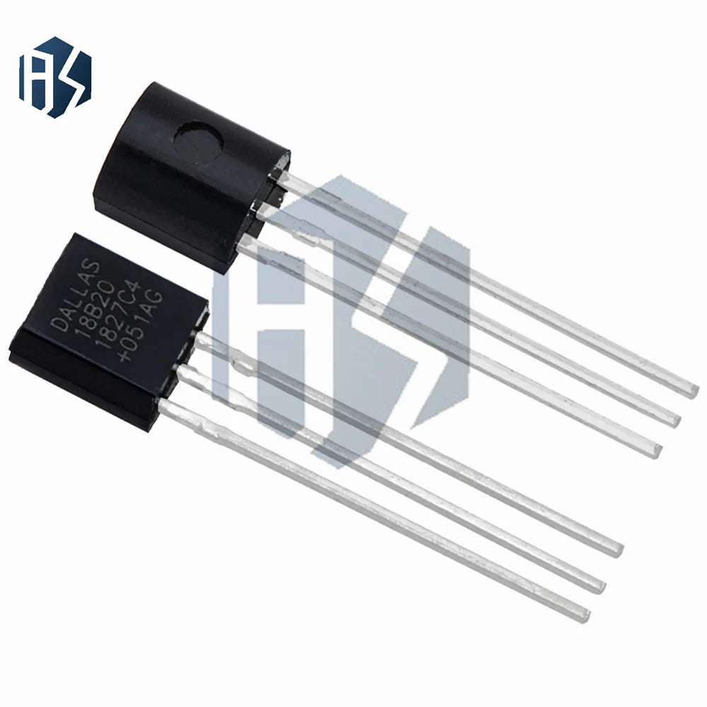 Lot Sensor Electronic Chip DS18B20 TO-92 18B20 Chips Temperature IC Zpaxo