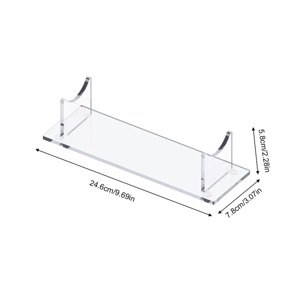 Acrylic Display Stand Desktop Organizer Rack Collectibles Storage