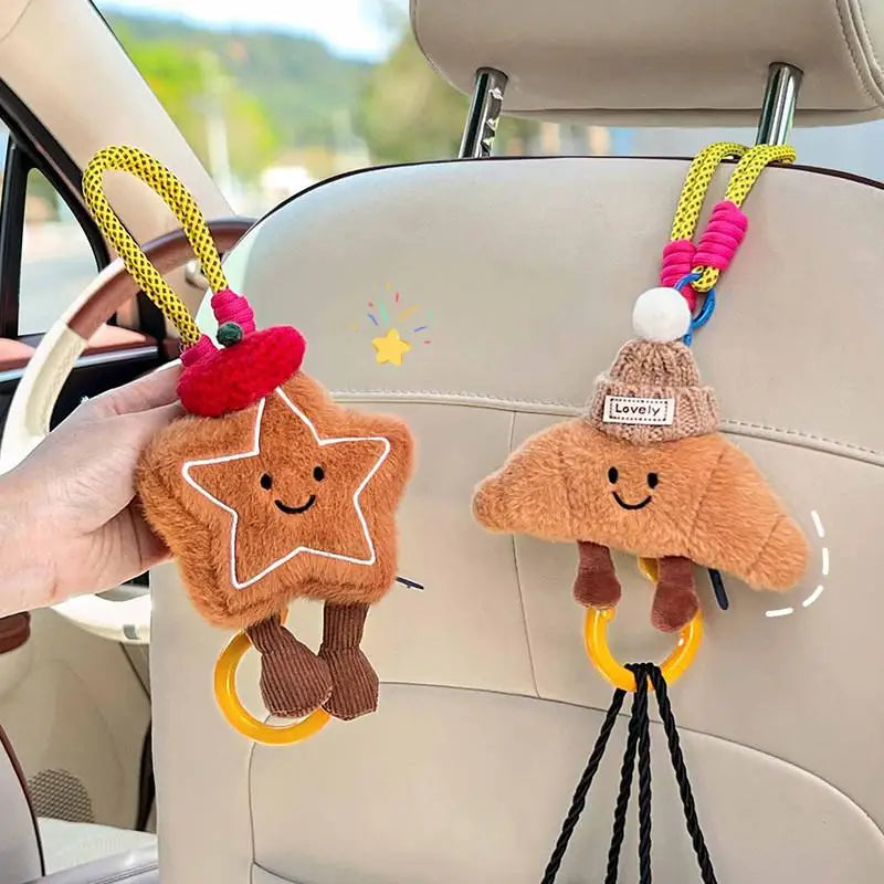 Cute Cartoon Car Seat Back Hook – Backseat Storage Organizer
