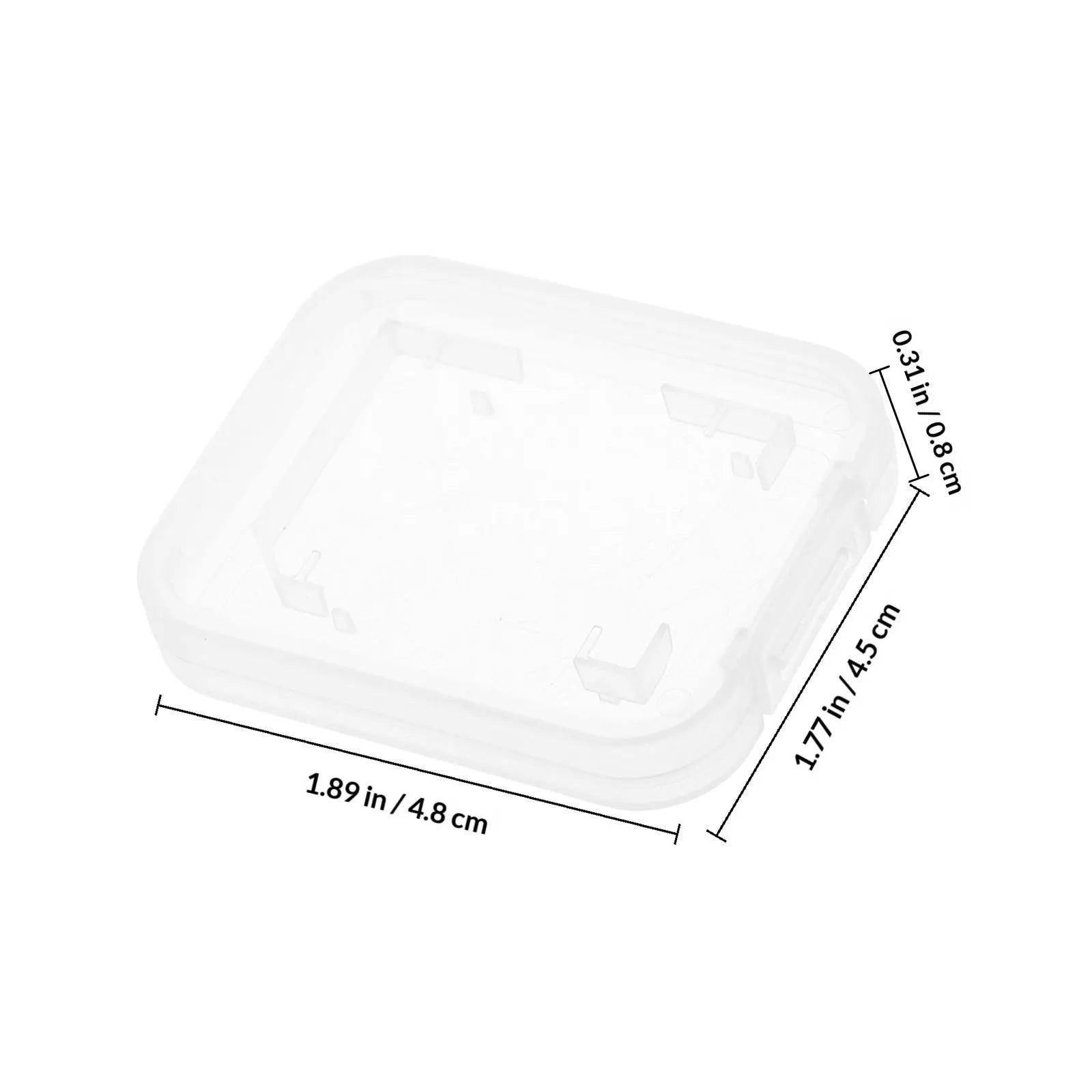 Slim Card Storage Box Reusable Memory Case Sim Cards Coins Fuses