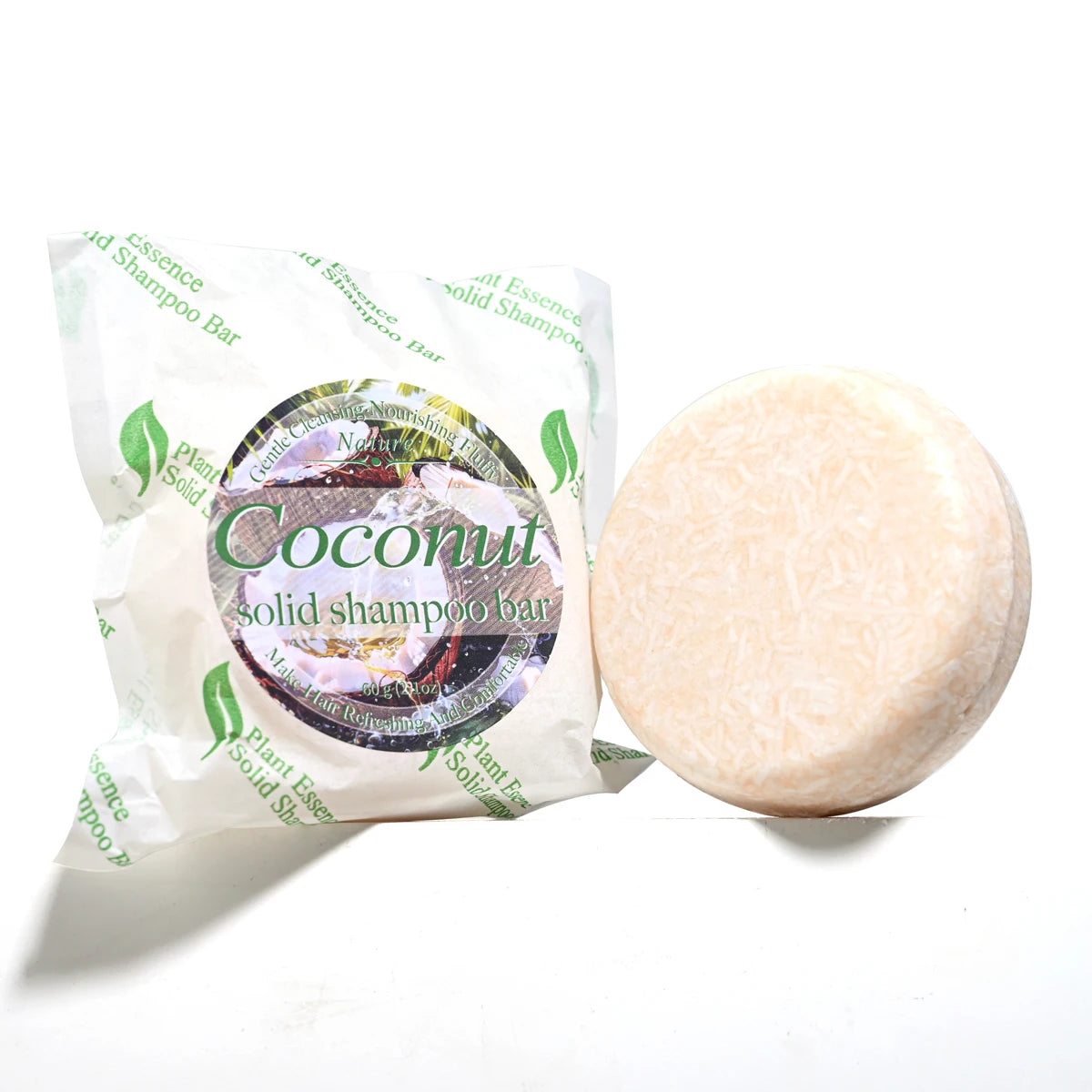Organic Coconut Shampoo Soap Bar – Handmade & Eco-Friendly Solid Shampoo Bar Zpaxo coconut