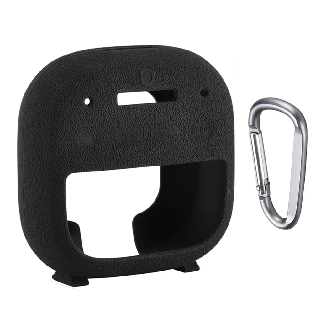 Protective Case Anti-drop Silicone Protective Cover Case for Bose SoundLink Micro 2 BT Speaker Zpaxo Black