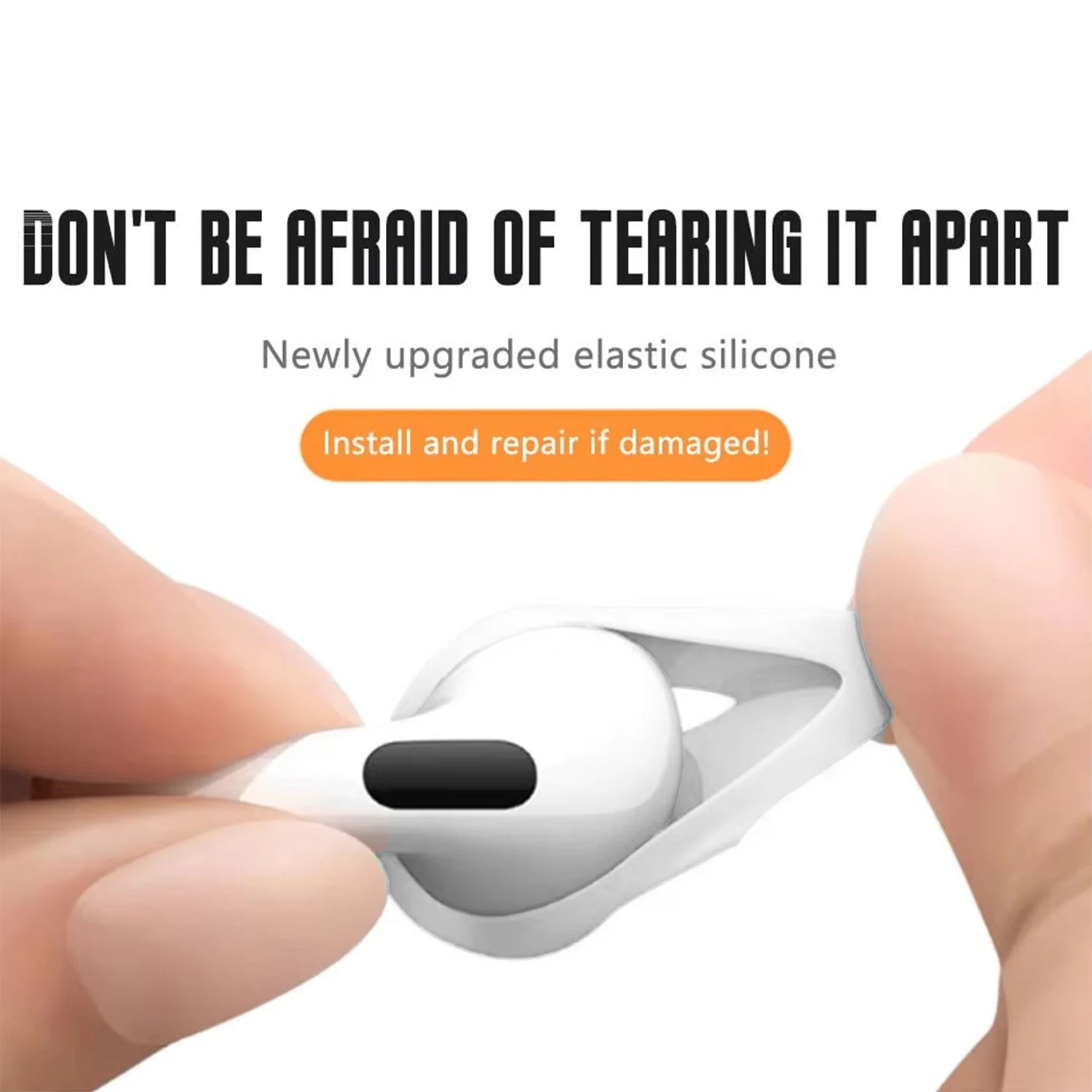 1-3Pairs For Apple AirPods 4 Silicone Earbuds Cover Ear Tips Anti Slip Earphones Earplugs For AirPods 4th Gen Protective Sleeve Zpaxo
