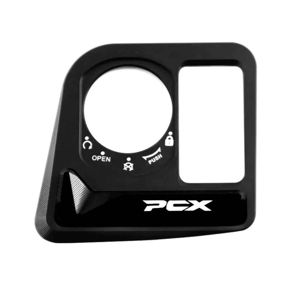 Motorcycle Parts Ignition Key Lock Cap Cover Colorful Aluminum Alloy Zpaxo Black