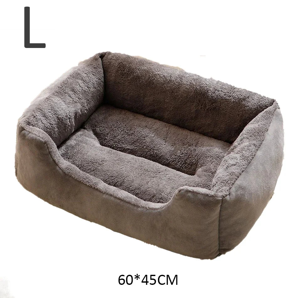 Bed for Cats Pet Products Cushions Kitten Goods Accessories Dog All Houses Supplies Things Accessory Habitats Basket House Beds Zpaxo Grey-L