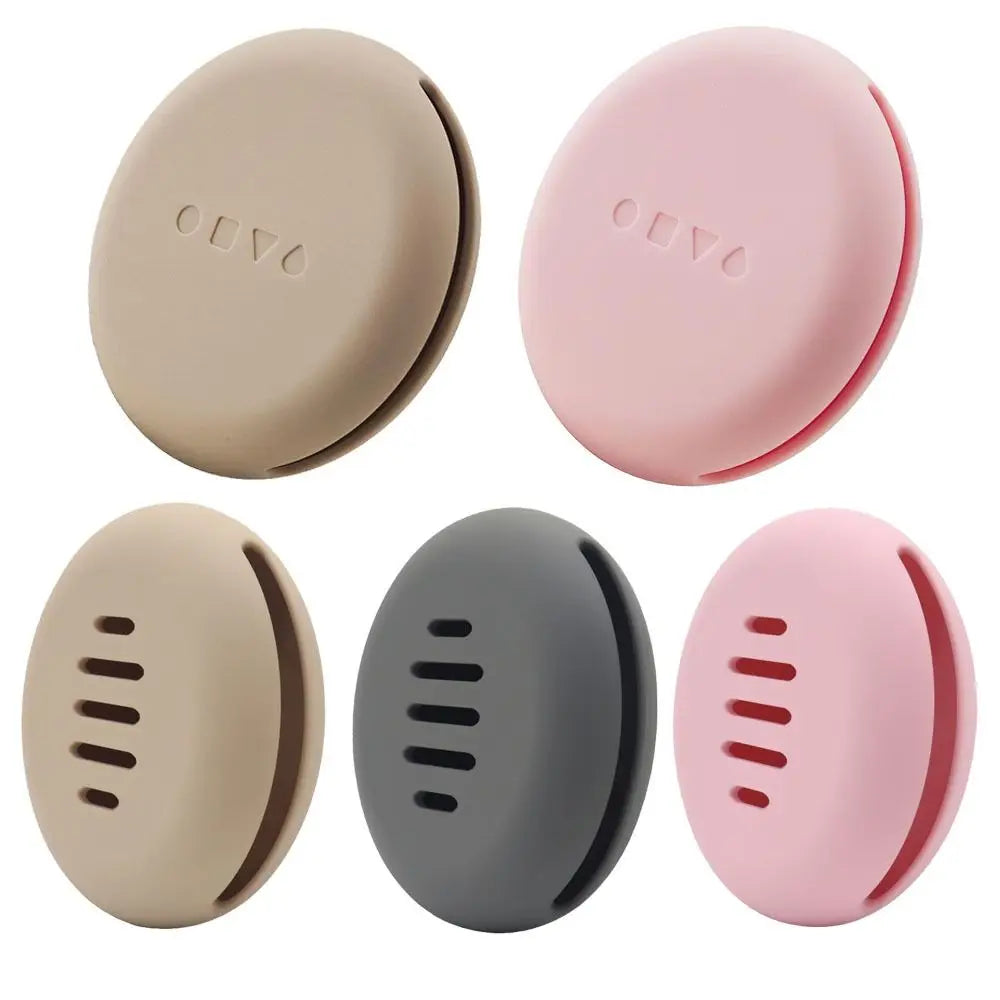 Soft Silicone Makeup Sponge Holder Multi-hole Design Travel Portable Beauty Sponge Storage Case Reusable Zpaxo