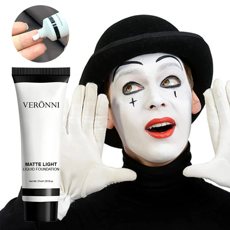 Pure White Brightening Foundation Cream Full Coverage Nature Zpaxo
