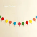 Rainbow Happy Birthday Banner Paper Garland Kids 1st Party Hanging