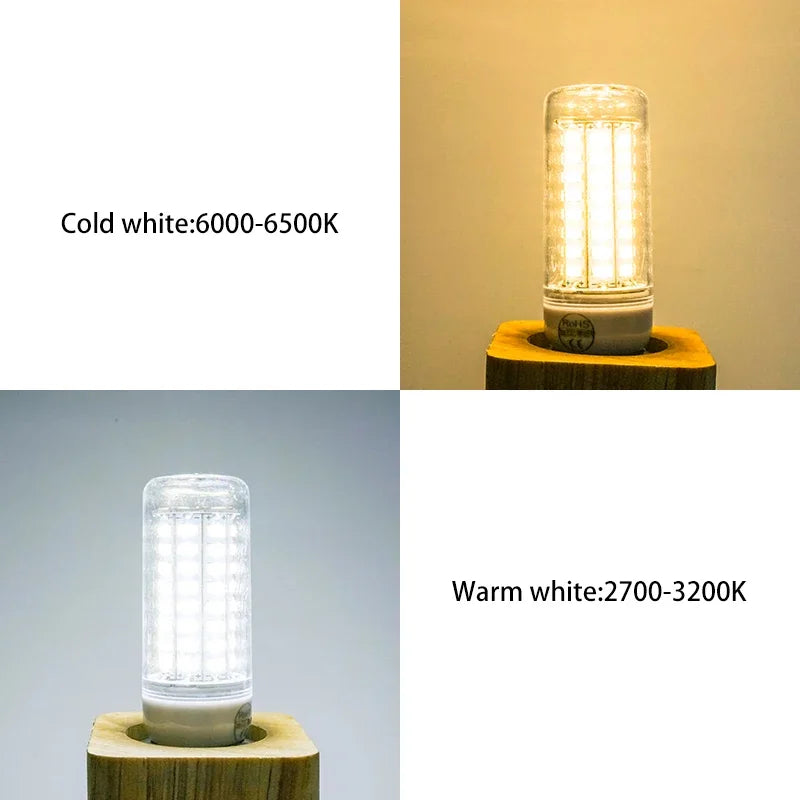E27 E14 LED Lamp SMD 5730 220V Corn Light Bulb 24 36 56 72 LEDs Energy Saving Lamp Ampoule LED Chandelier Lighting for Home Zpaxo