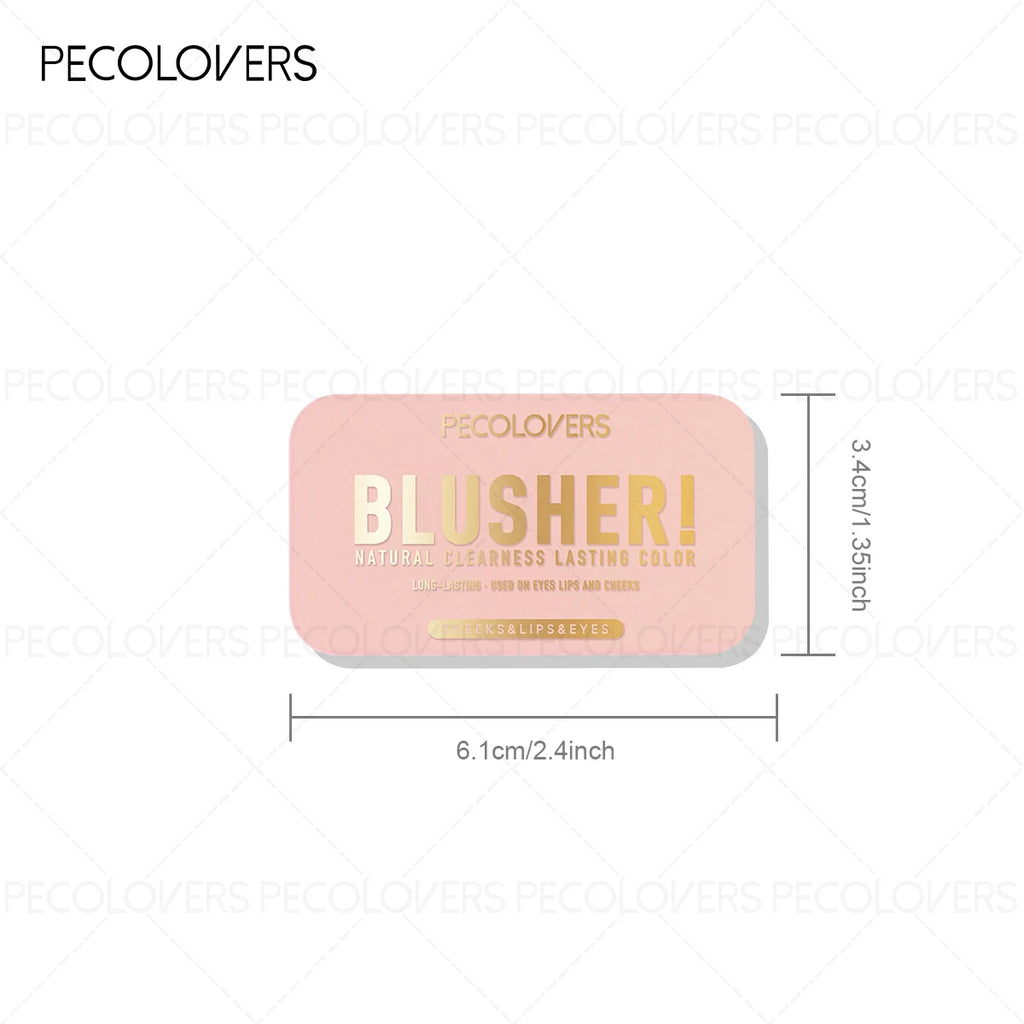 1PC Matte Blush & Lip Gloss - Creamy Mashed Potato Texture, Effortless To Apply, Richly Pigmented, Long-Wearing, Christmas Gift Zpaxo