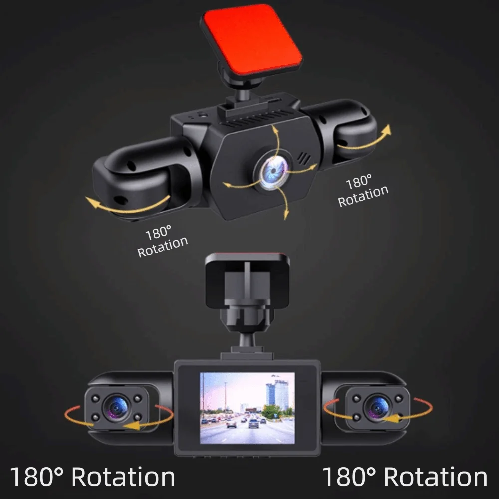 1080p Recording Car Dash Camera Full HD Parking Monitor 32GB Card Zpaxo